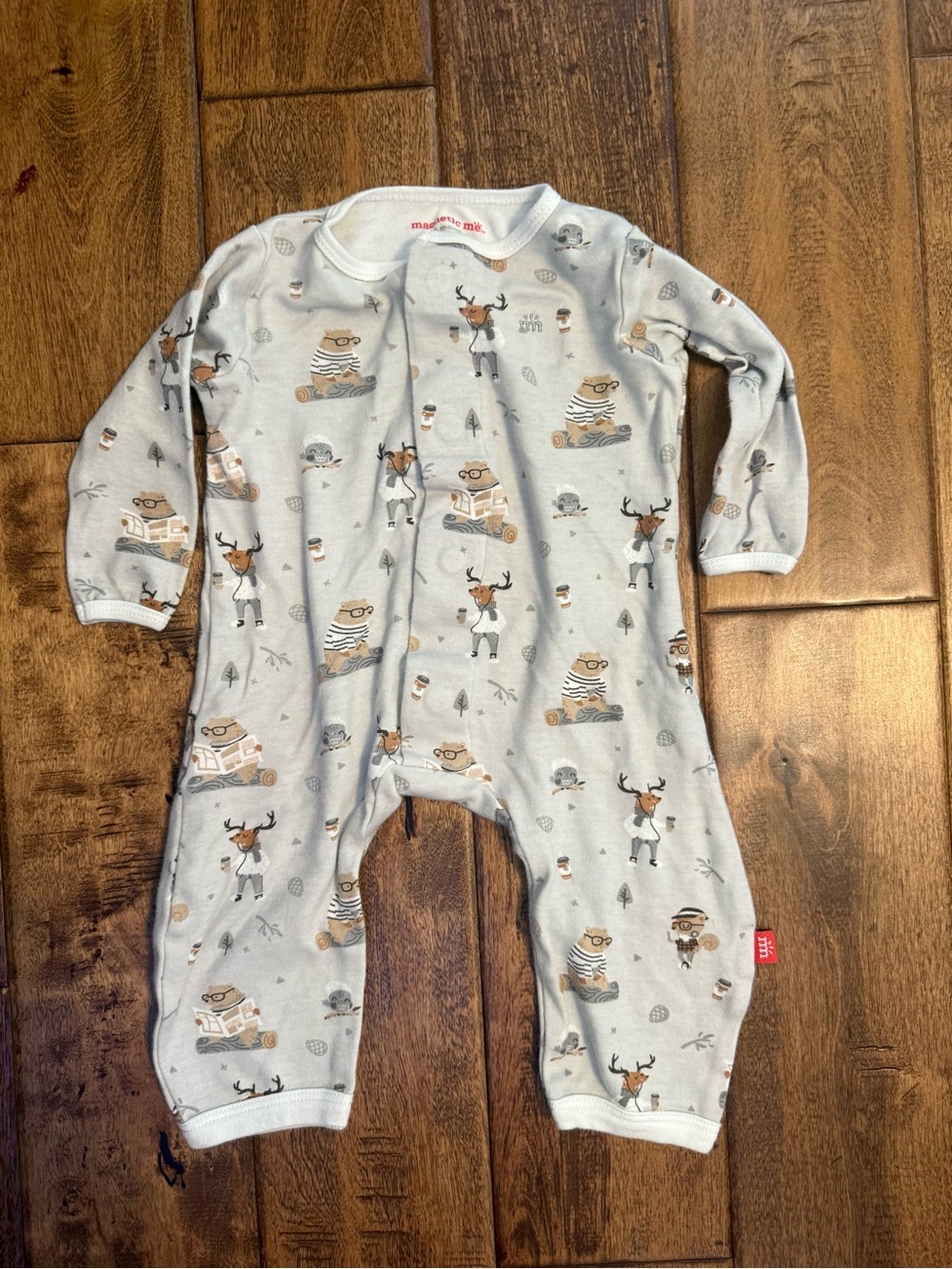 Magnetic Me woodland animals romper